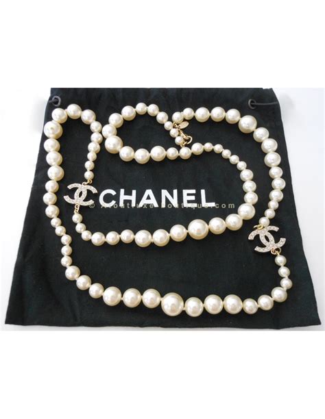 collier perles chanel|le sautoir chanel histoire.